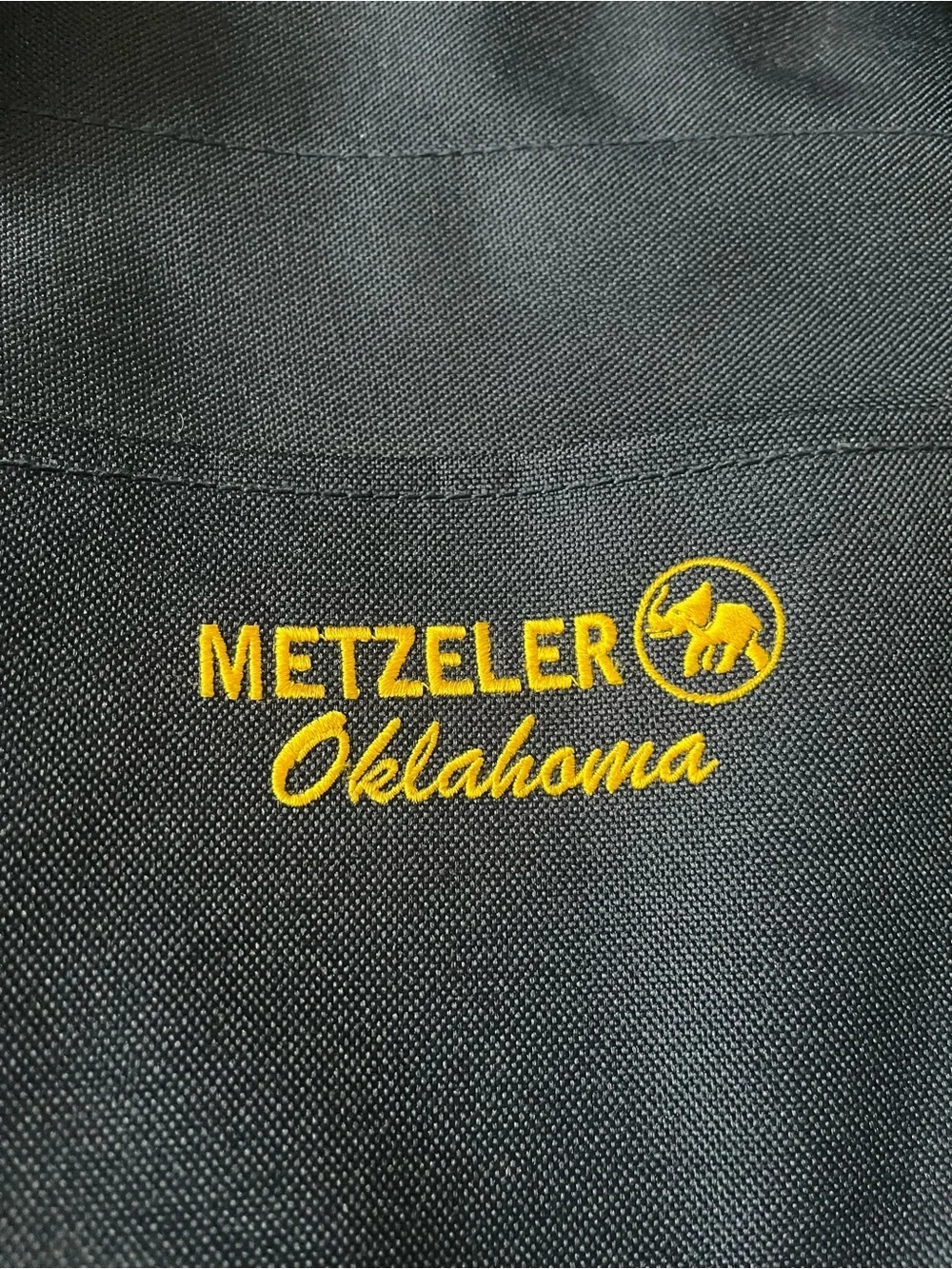 Oklahoma Navy Canvas insulated Tote Bag